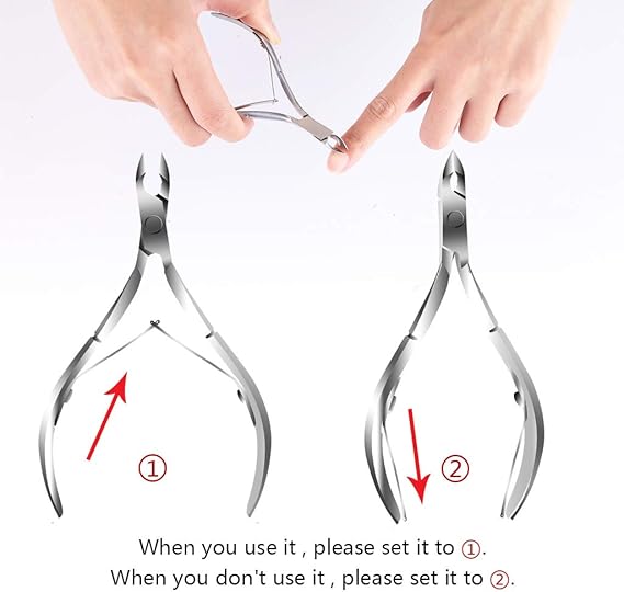 Nail Clippers Cuticle Nipper Pusher Manicure