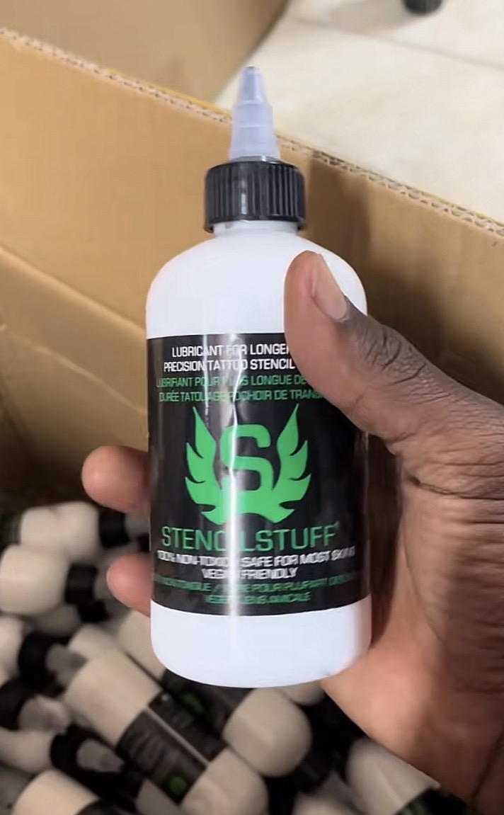 Tattoo stencil solution