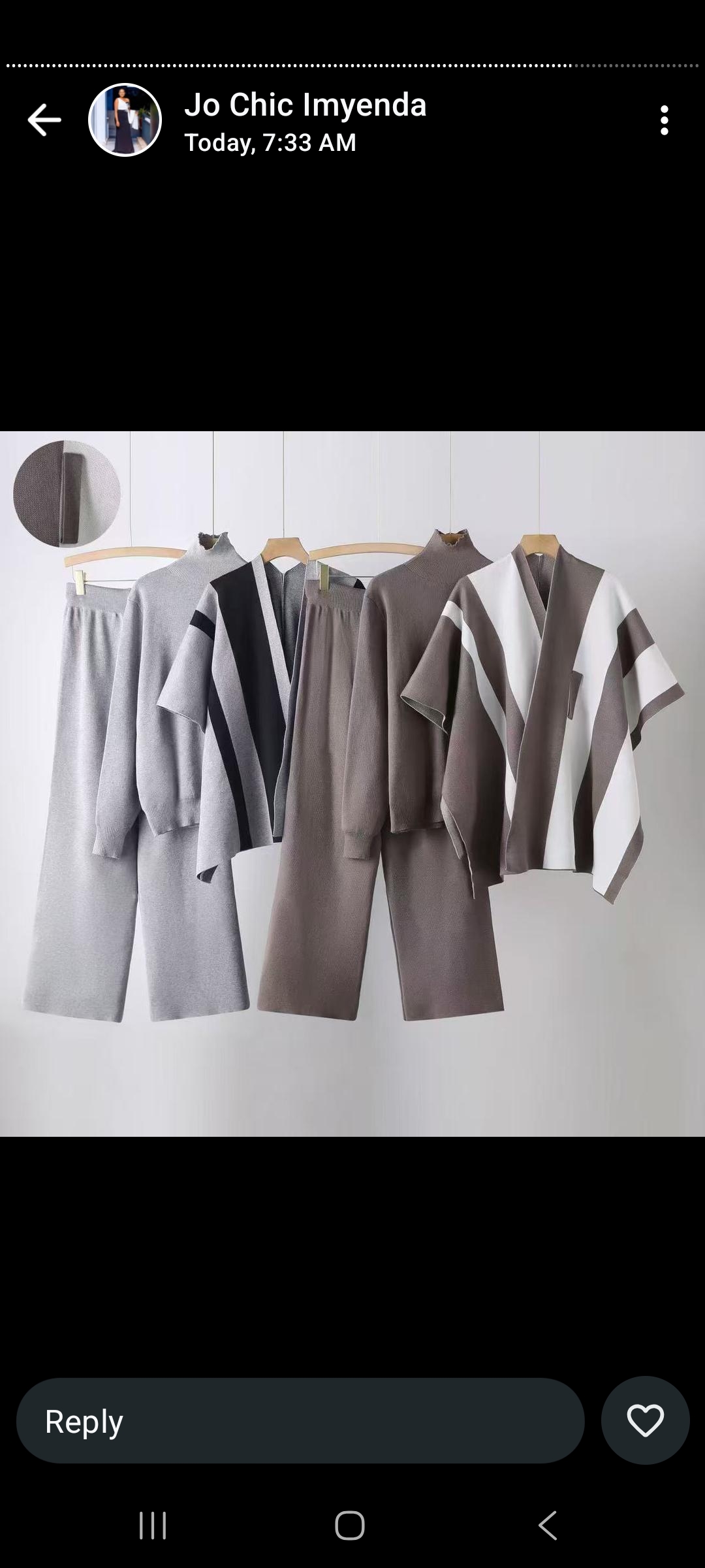 Luxurious, three In one set