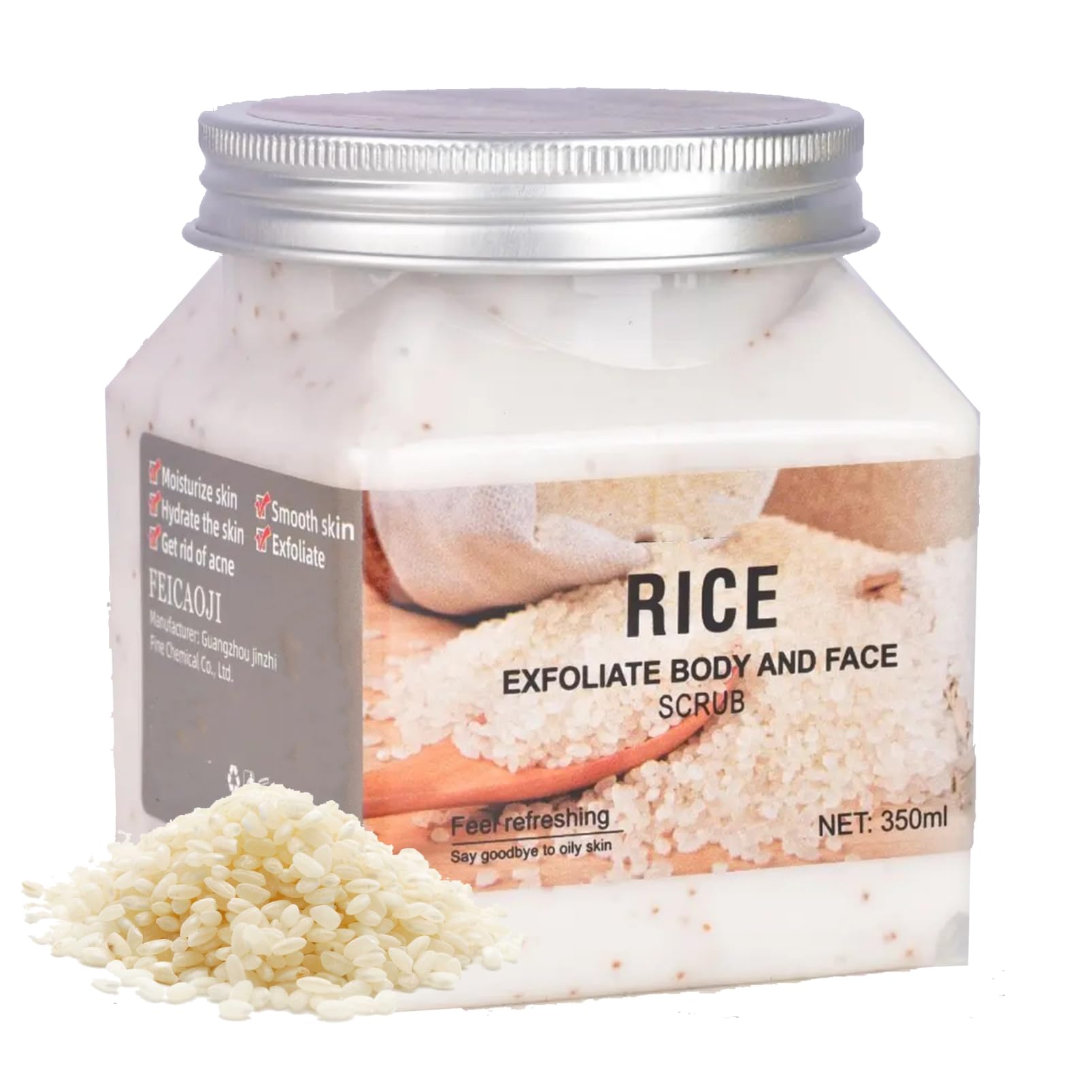 Face and Body Rice Scrub