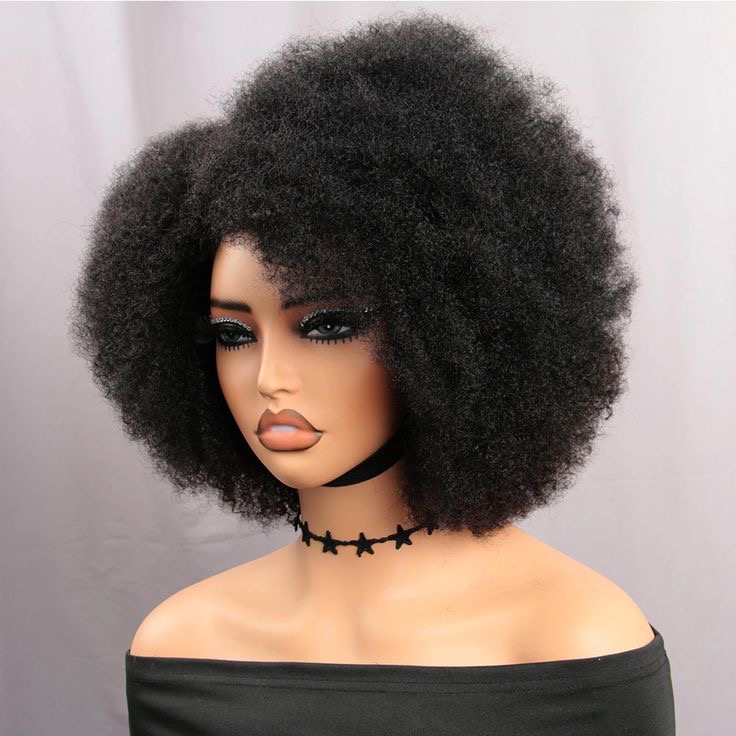 Short Kinky Curly Wig