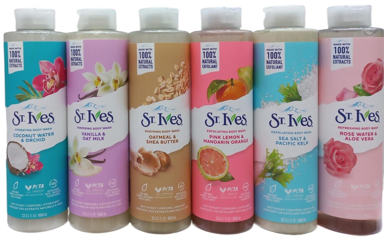 St. Ives Body Wash Range